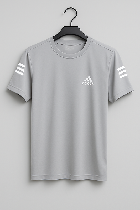 Adds Dri-Fit Athletic Shirt & Trouser Set - Light Grey