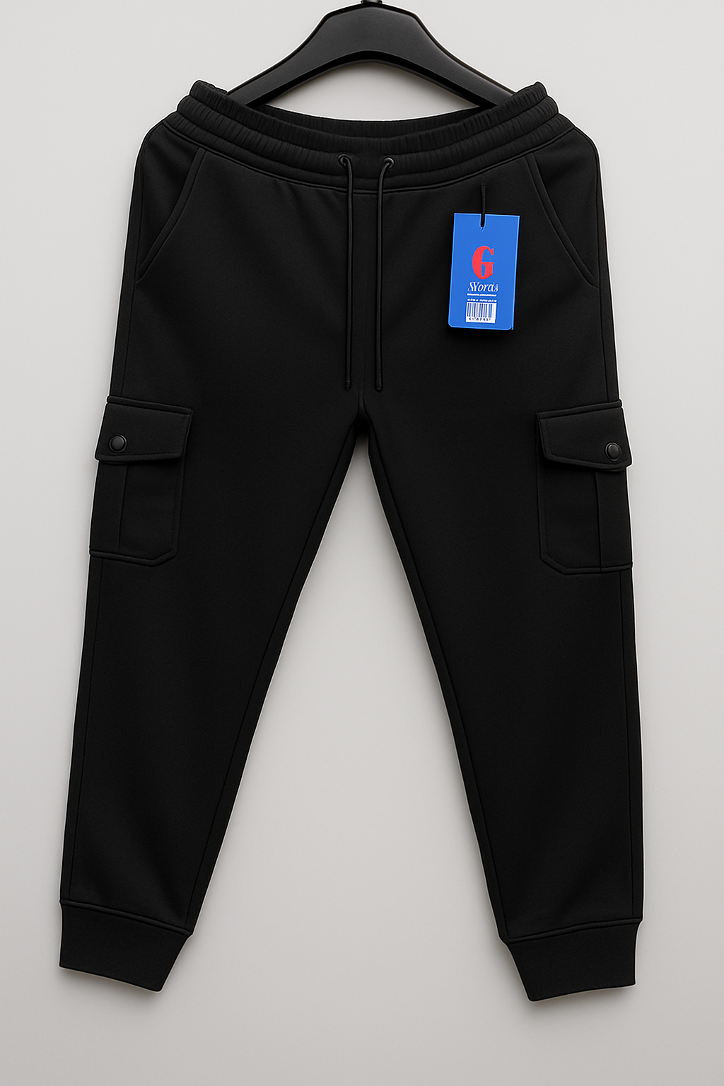 Hype's UrbanFlex Cargo 6 pockets Joggers - Black