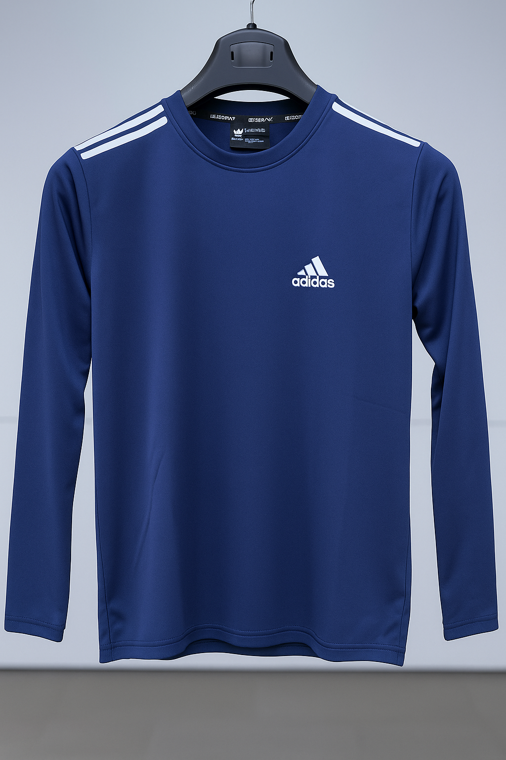 Adds Men's Activewear (Dri-Fit) Long Sleeve Tee - Navy Blue