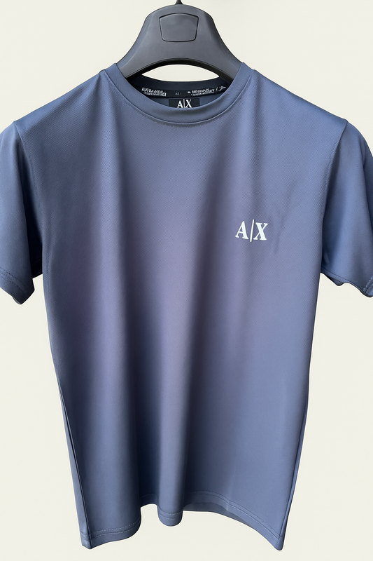 Amani X Dri-Cool Street Tee - Graphite Blue