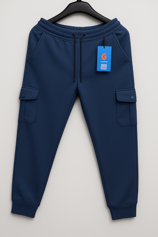 Hype's UrbanFlex Cargo 6 pockets Joggers - Navy