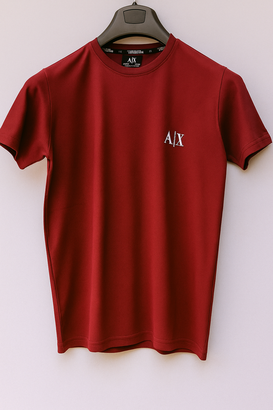 Amani X Dri-Cool Street Tee - Wine Red