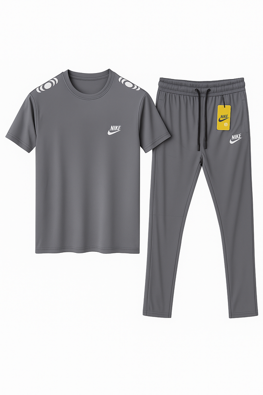 NK Essential Men's Dri-Fit Tracksuit Set - Gray