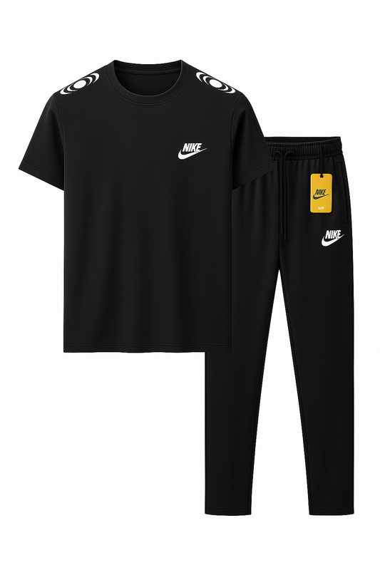 NK Essential Men's Dri-Fit Tracksuit Set - Black