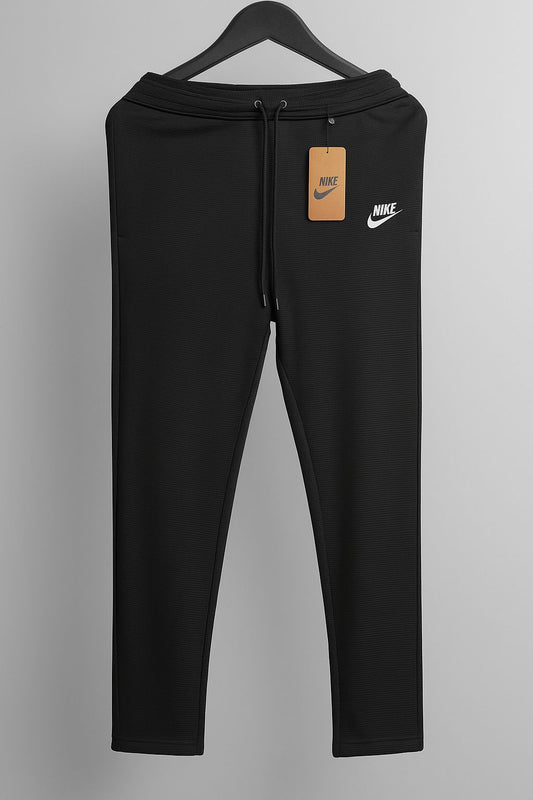 Nk Men's Waffle Knit Trouser - Black